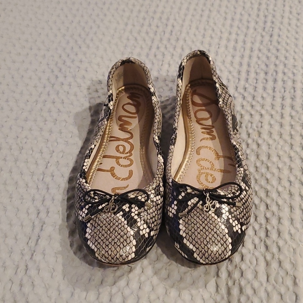 Sam Edelman Snake Skin Felicia Flats Size 5.5 (#5)